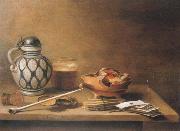 Pieter Claesz Style life with stein Sweden oil painting artist